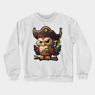 Pirate Owl Crewneck Sweatshirt